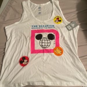 Walt Disney White Tank